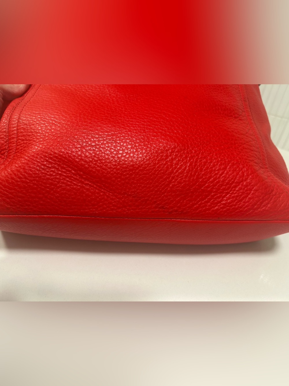 Kate Spade | Cheltenham Large Lucia Shoulder Bag | Persimmon Red - Picture 15 of 15